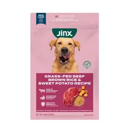 Jinx Beef Brown Rice Sweet Potato 4 lb Dry Dog Food Bag
