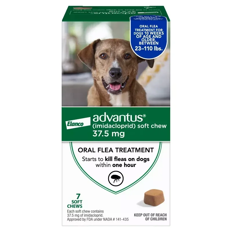 slide 1 of 6, Advantus Chewable Flea Treatment for Large Dogs, 1 ct