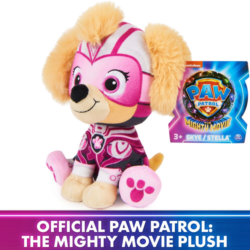 slide 3 of 5, PAW Patrol: The Mighty Movie Mighty Pups Skye Plush Toy, 1 ct