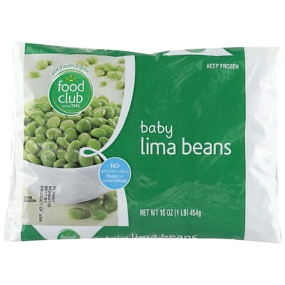 slide 1 of 1, Food Club Baby Lima Beans, 16 oz