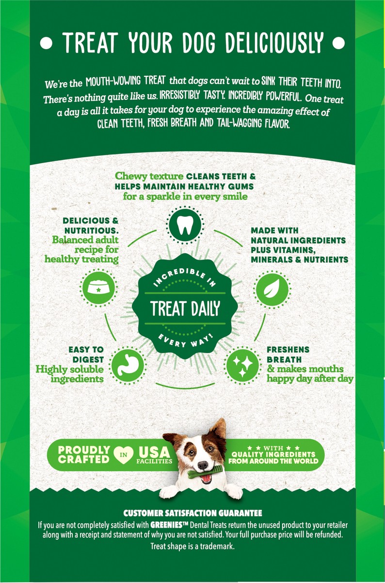 slide 7 of 9, Greenies Teenie (5 - 15 lbs) Daily Dental Dog Treats Variety Pack 3 - 12 oz Pouches, 36 oz