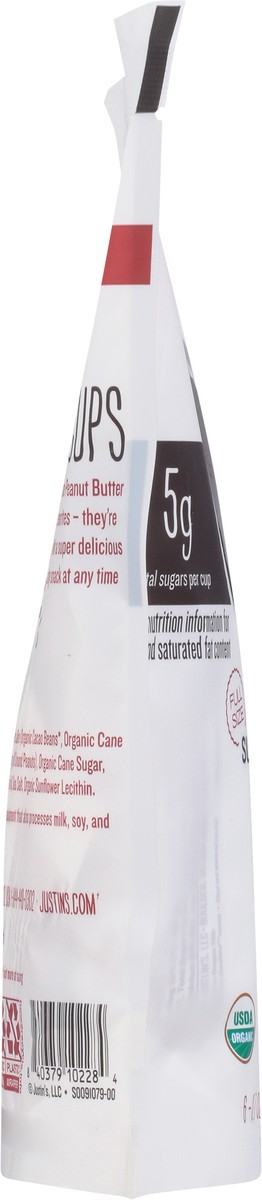 slide 4 of 9, Justin's Justin’s Super Dark Chocolate Peanut Butter Cups 4.2 oz, 6 ct