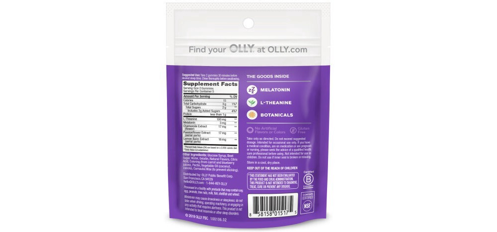 slide 2 of 5, Olly Sleep - 10ct (Trial & Travel), 10 ct