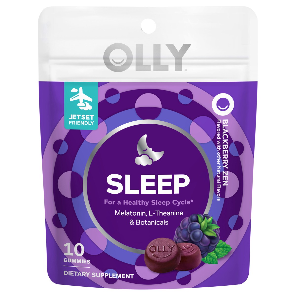 slide 1 of 5, Olly Sleep - 10ct (Trial & Travel), 10 ct