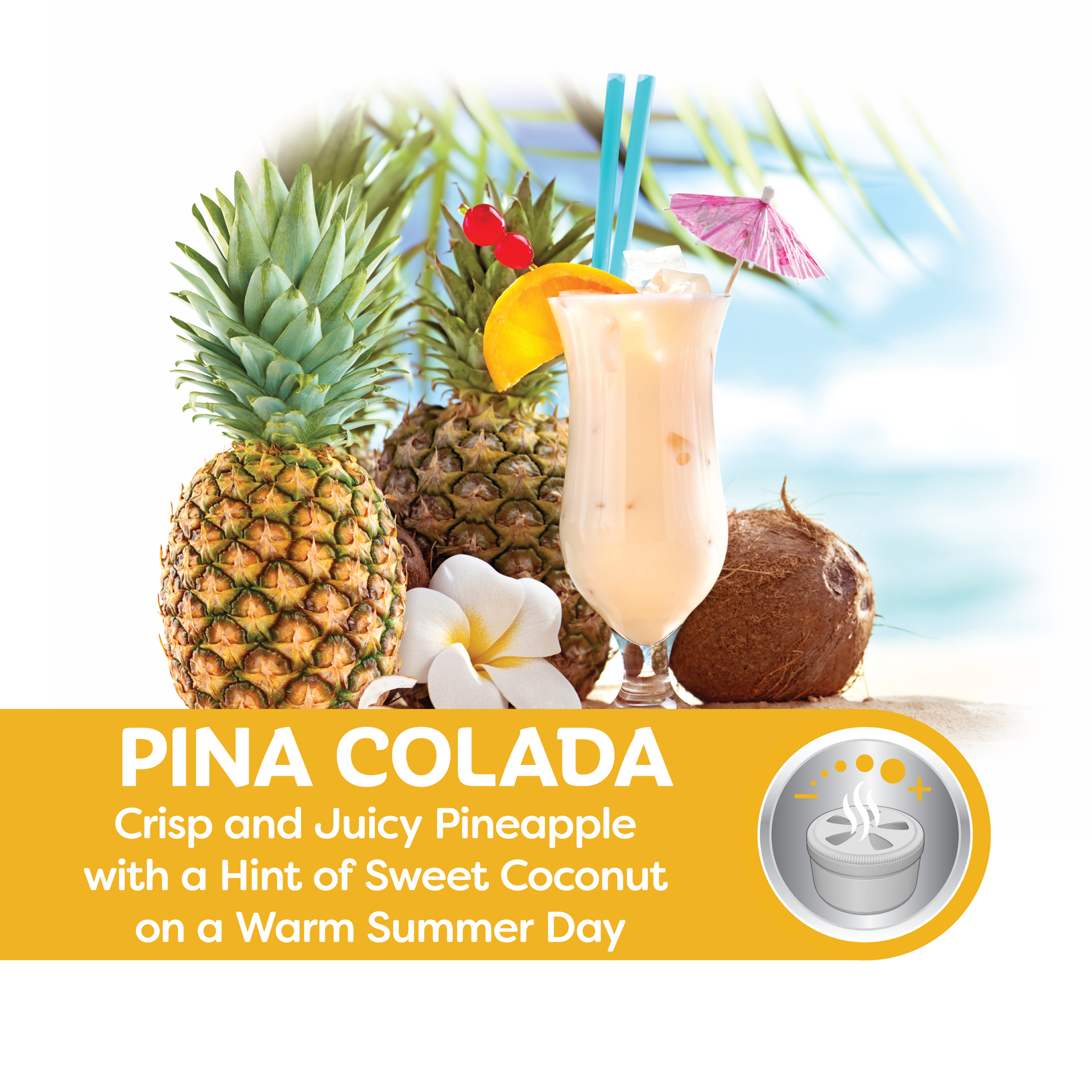 slide 2 of 5, Refresh Your Car! Air Freshener (Pina Colada RF Scent, 1 Pack), 4.50 fl oz