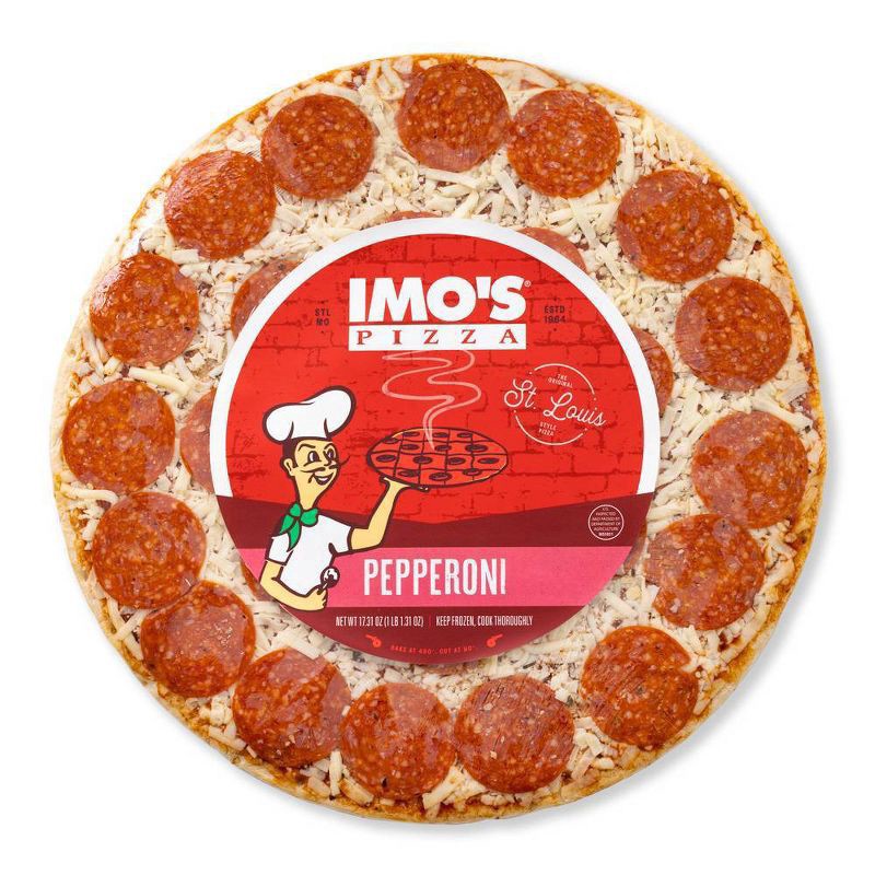 slide 1 of 4, Imo's Pizza Imo Pepperoni 12" Frozen Pizza - 17.3oz, 17.3 oz