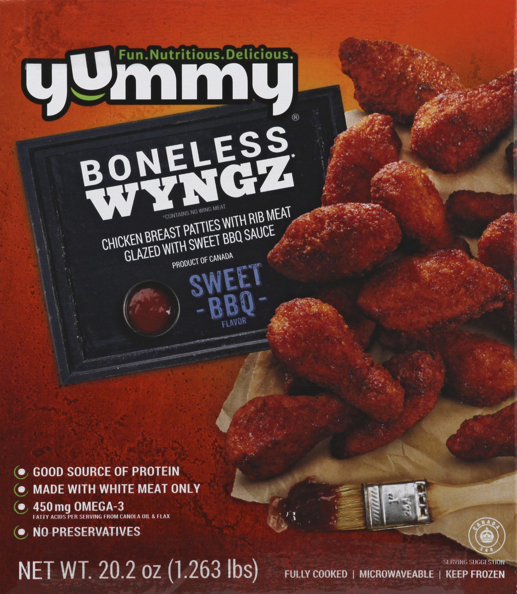 slide 3 of 5, YumEarth Yummy Sweet Bbq Boneless Wyngz, 20.2 oz