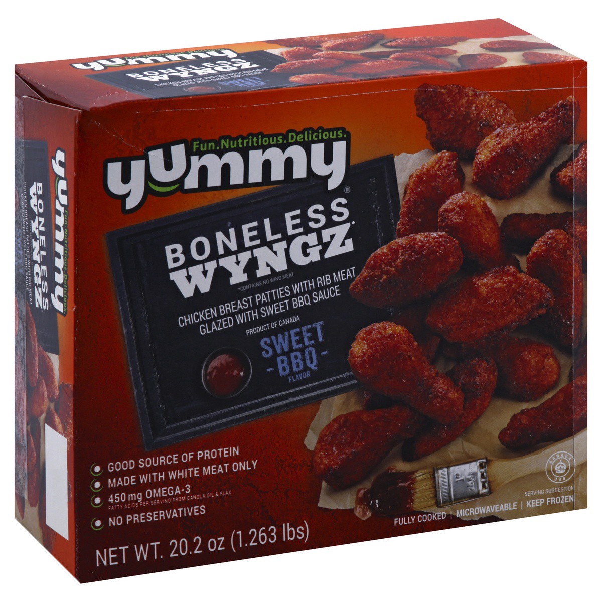 slide 1 of 5, YumEarth Yummy Sweet Bbq Boneless Wyngz, 20.2 oz