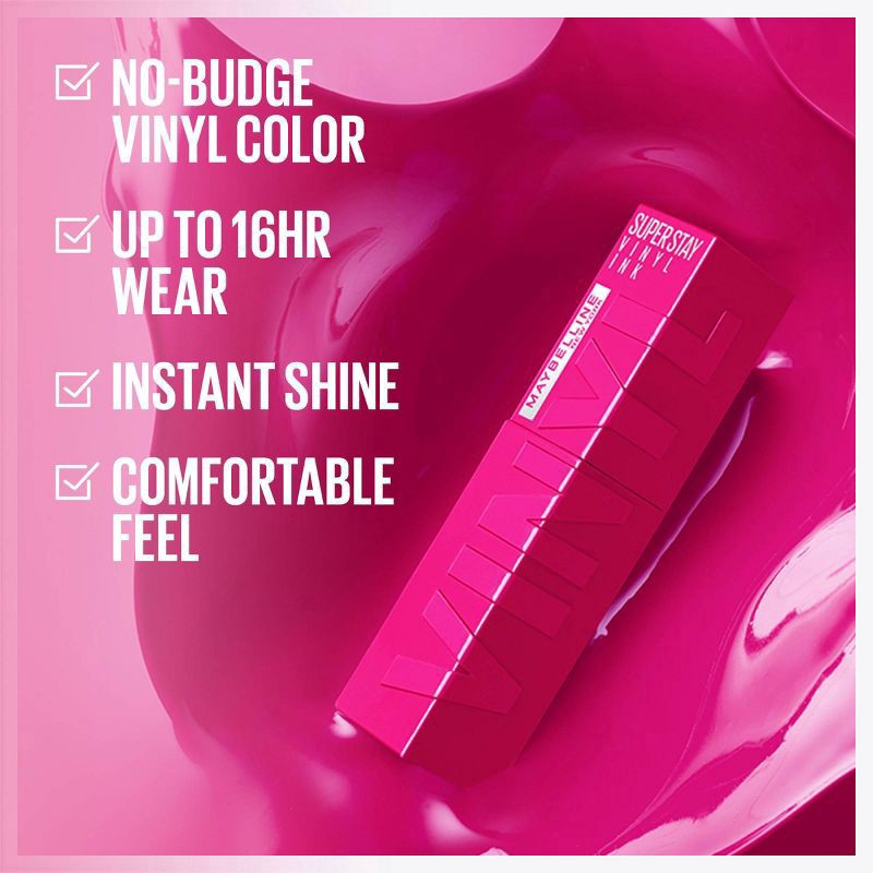 slide 7 of 7, Super Stay Rogue 145 Vinyl Ink Lipstick 0.14 fl oz, 0.14 fl oz