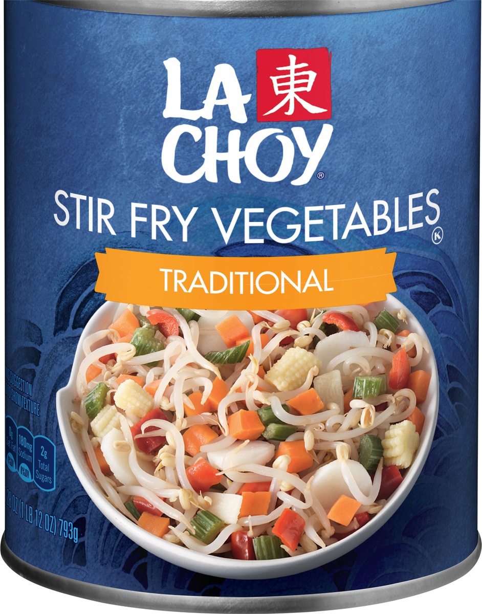 slide 4 of 5, La Choy Stir Fry Vegetables, 28 oz