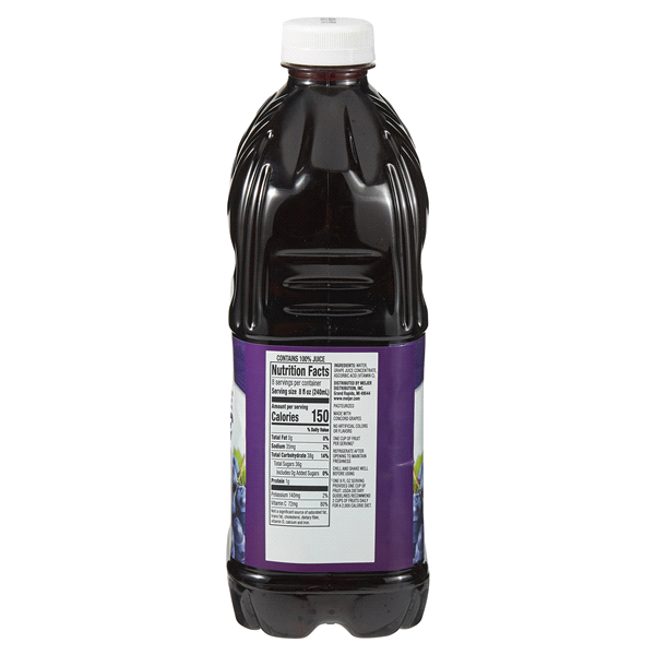 slide 5 of 5, Meijer 100% Grape Juice, 64 oz