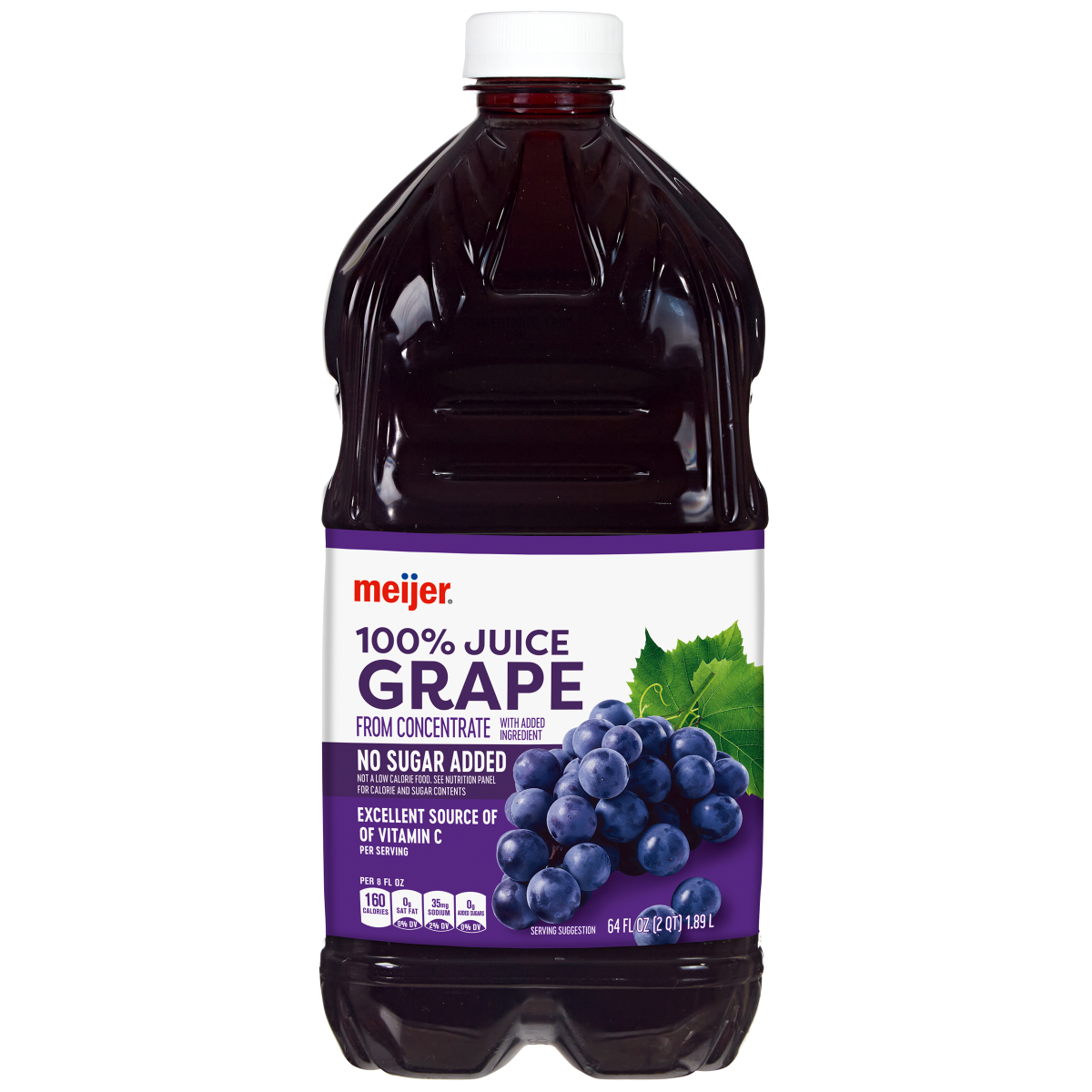 slide 1 of 5, Meijer 100% Grape Juice, 64 oz