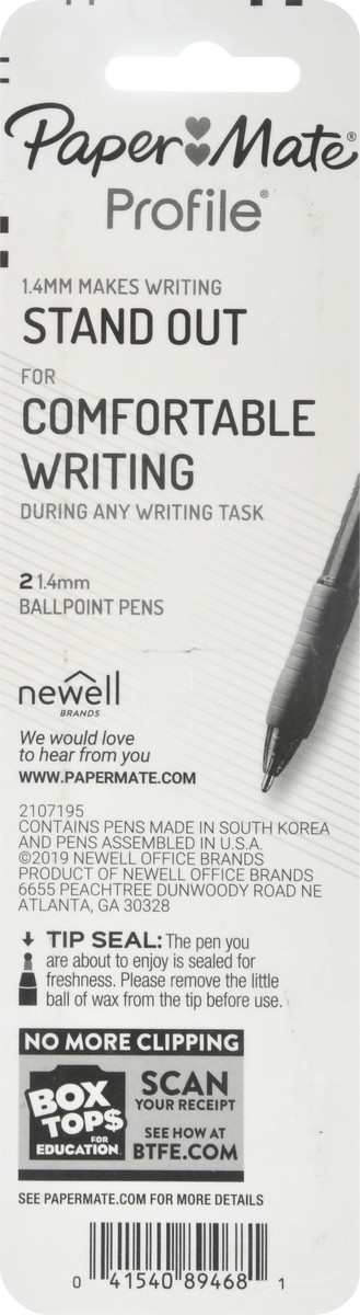 slide 6 of 9, Paper Mate Ballpoint Bold Pens 2 ea, 2 ct