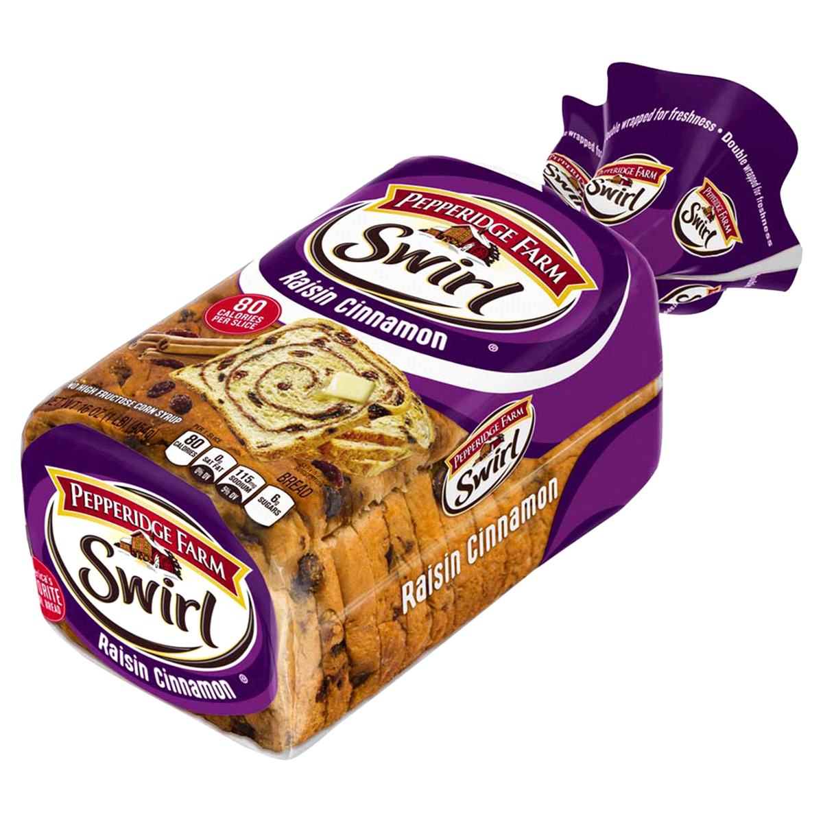 slide 6 of 7, Pepperidge Farm Raisin Cinnamon Swirl Bread, 16 oz
