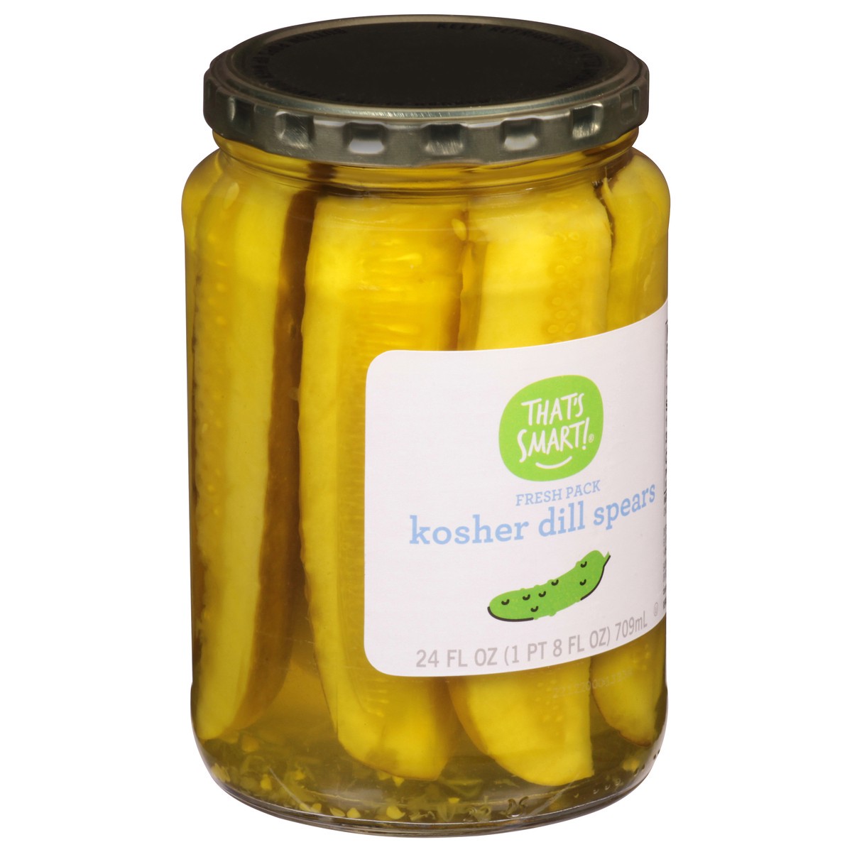 slide 4 of 18, That's Smart! Fresh Pack Kosher Dill Spears Pickles 24 fl oz, 24 fl oz