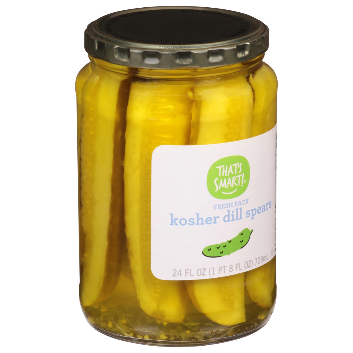 slide 18 of 18, That's Smart! Fresh Pack Kosher Dill Spears Pickles 24 fl oz, 24 fl oz