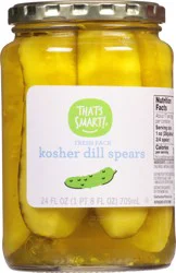 That's Smart! Fresh Pack Kosher Dill Spears Pickles 24 fl oz
