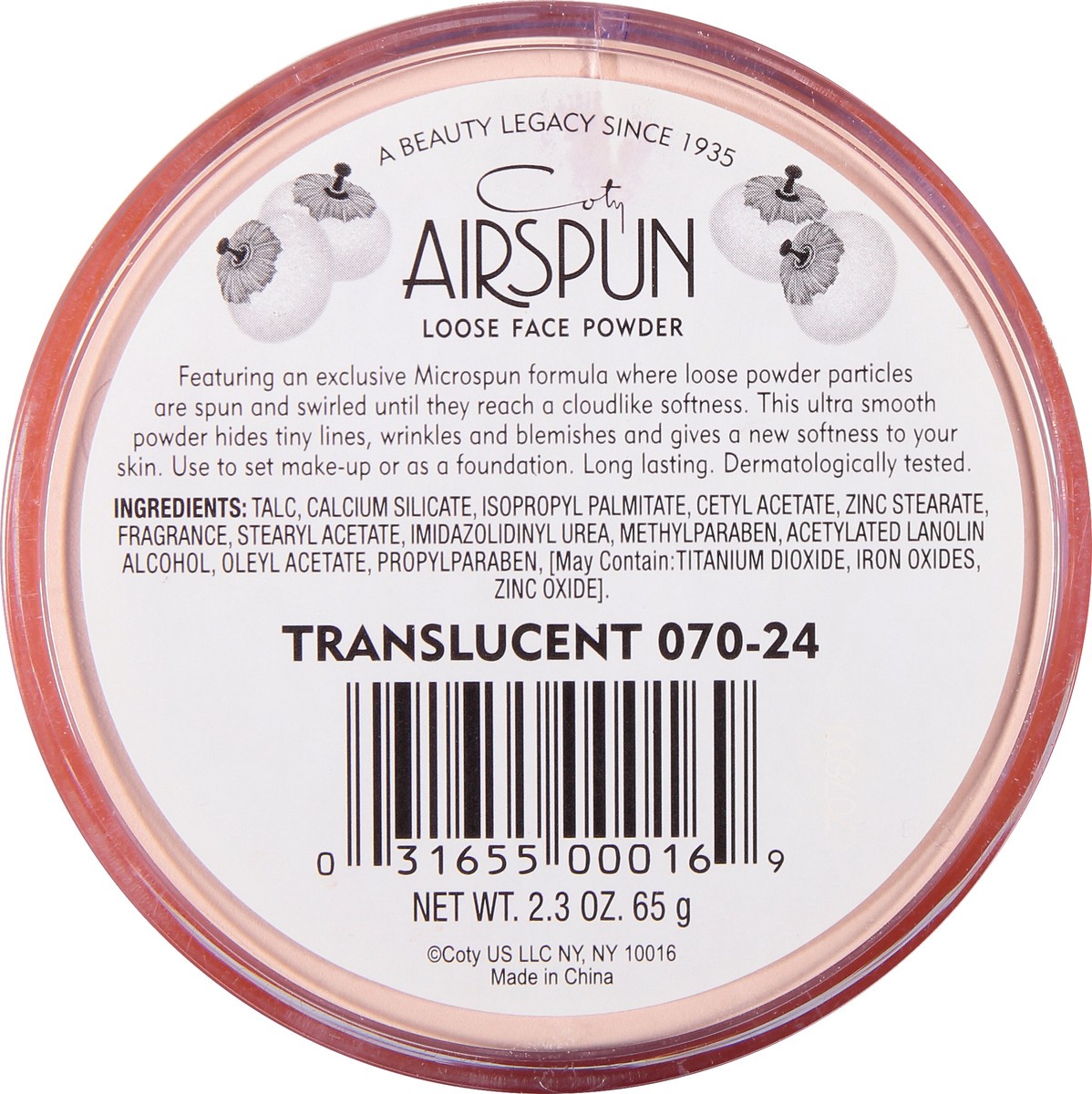 slide 3 of 9, Coty Airspun Translucent Loose Face Powder, 2.3 oz