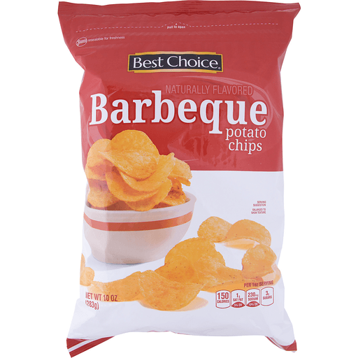 slide 1 of 1, Best Choice Barbeque Potato Chips, 10 oz