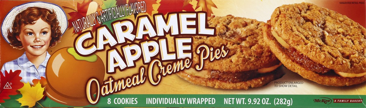 slide 4 of 4, Little Debbie Caramel Apple Oatmeal Cream Pie, 8 ct