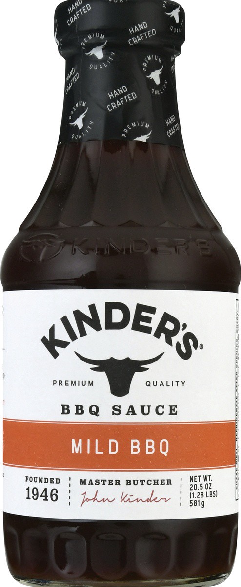 slide 6 of 9, Kinder's Kinder’s Mild Barbecue Sauce - 20.5 Oz, 20.5 oz