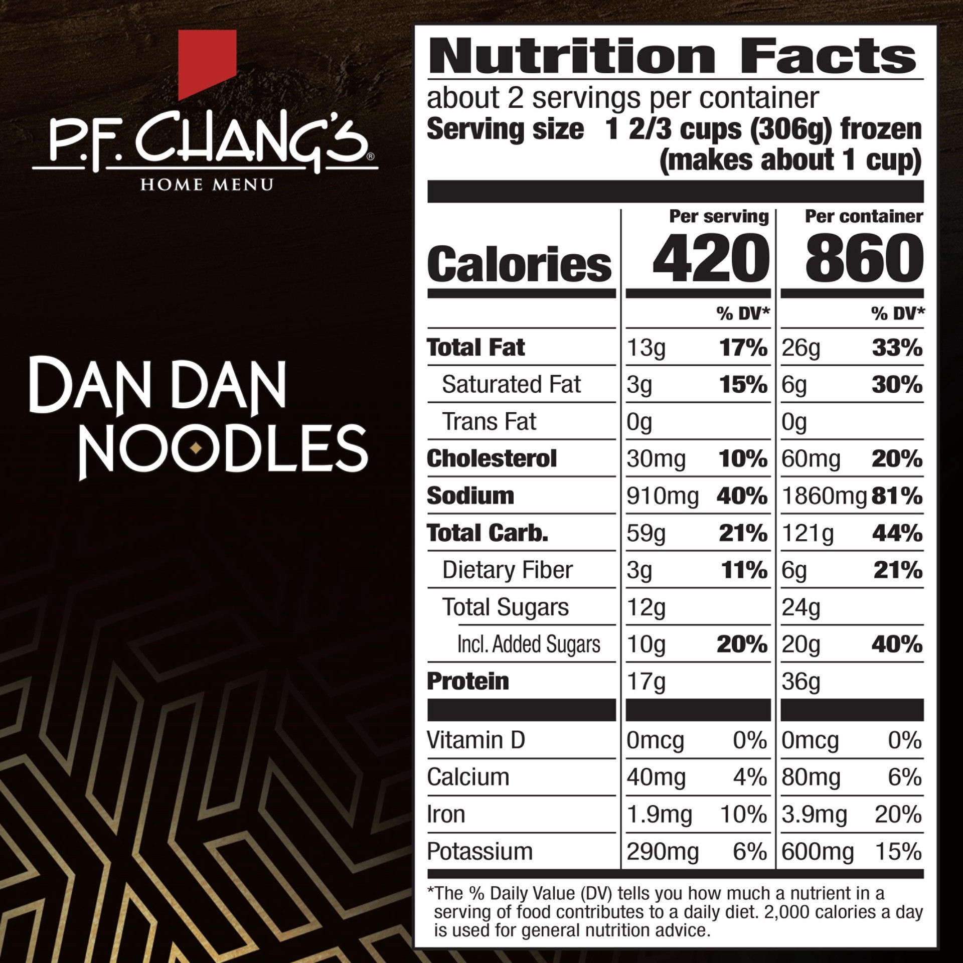 slide 2 of 5, P.F. Chang's Frozen Dan Dan Noodles - 22oz, 22 oz