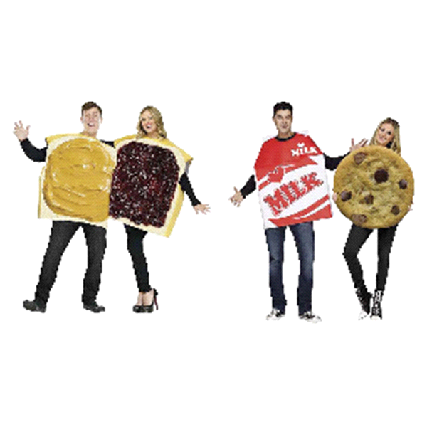 Meijer Adult Novelty Over Clothes Couples Halloween Costume, Assorted 1