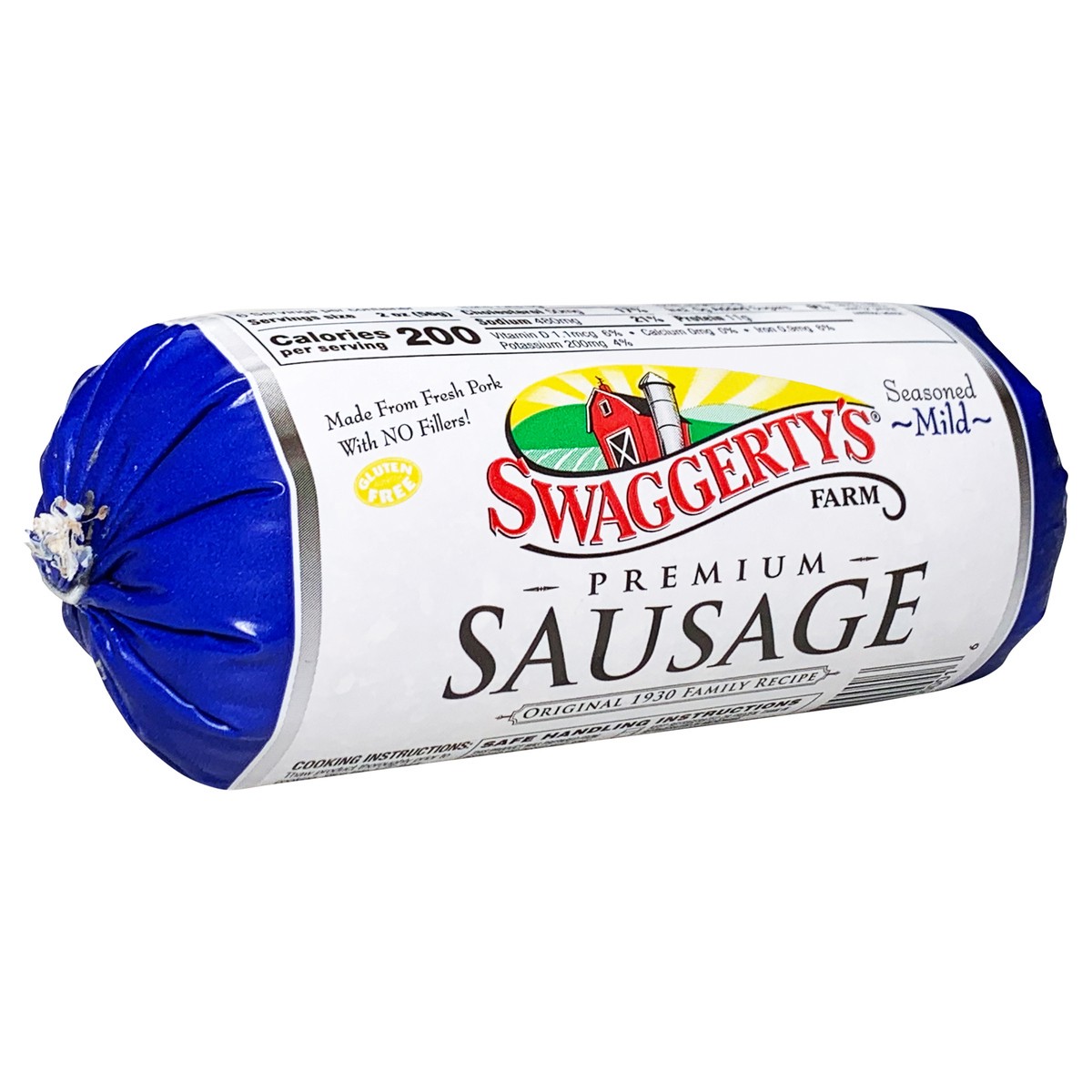 slide 4 of 8, Swaggerty's Farm's Farm Mild Country Sausage Chubs, 1 lb