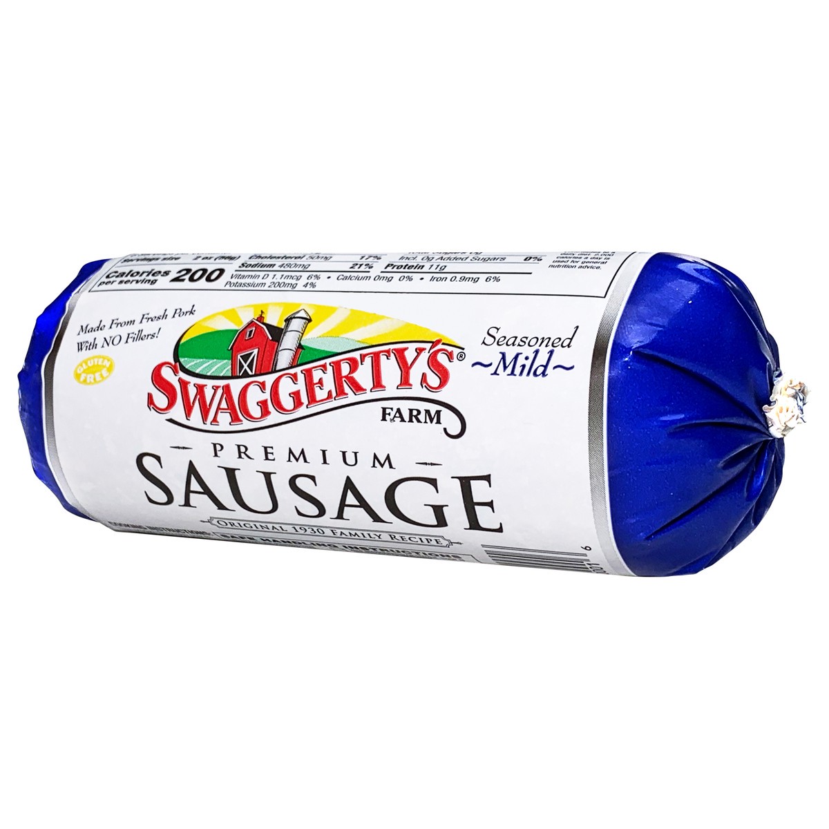 slide 3 of 8, Swaggerty's Farm's Farm Mild Country Sausage Chubs, 1 lb