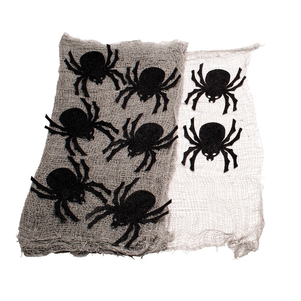 slide 1 of 1, Holiday Home Creepy Spider Drape Decor, 1 ct