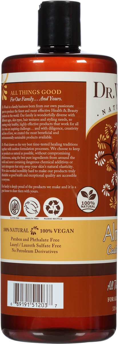 slide 10 of 10, Dr. Woods Almond Castile Soap 32 fl oz, 32 fl oz