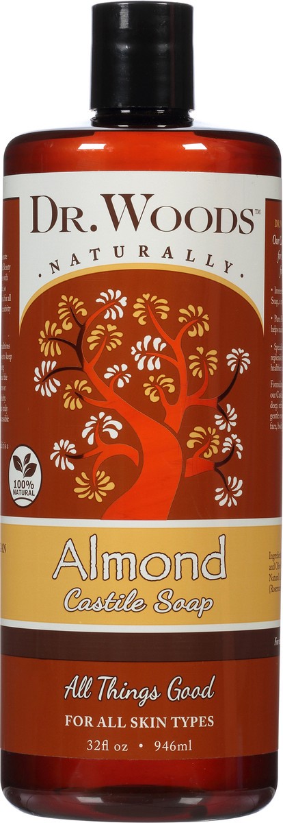 slide 1 of 10, Dr. Woods Almond Castile Soap 32 fl oz, 32 fl oz