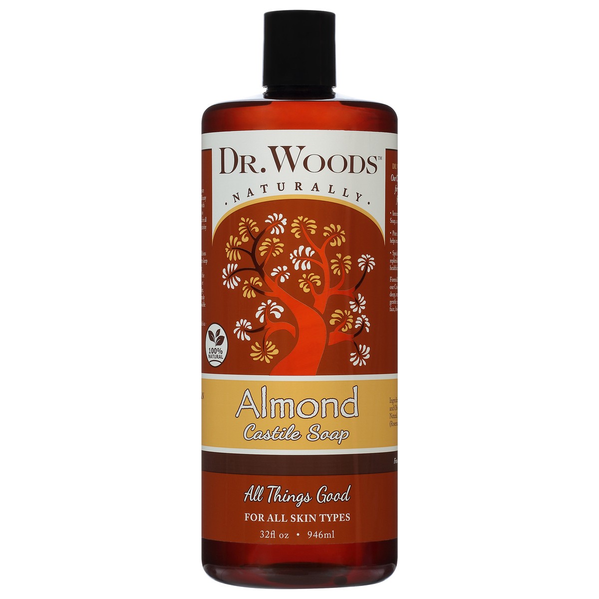 slide 7 of 10, Dr. Woods Almond Castile Soap 32 fl oz, 32 fl oz