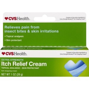 slide 1 of 1, CVS Health Extra Strength Itch Relief Cream, 1 Oz, 1 ct