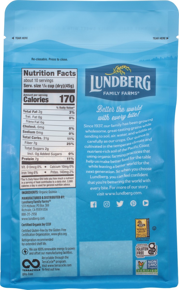 slide 10 of 11, Lundberg Organic Antique White Quinoa, 1 lb