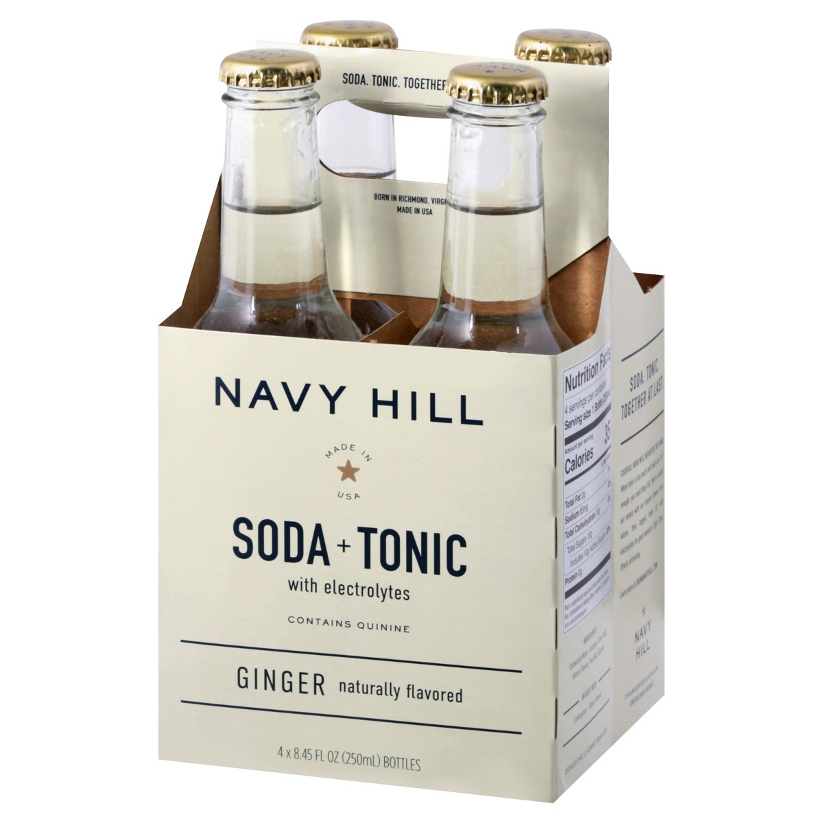 slide 12 of 13, Navy Hill Soda Tonic Ginger - 33.8 oz, 33.8 oz