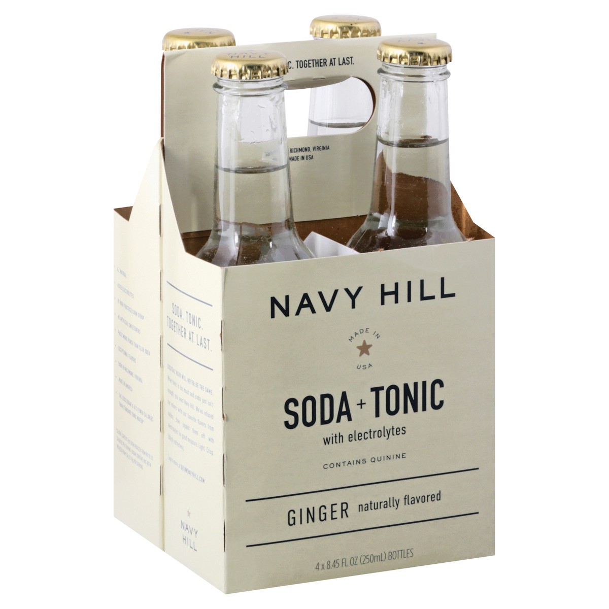 slide 9 of 13, Navy Hill Soda Tonic Ginger - 33.8 oz, 33.8 oz