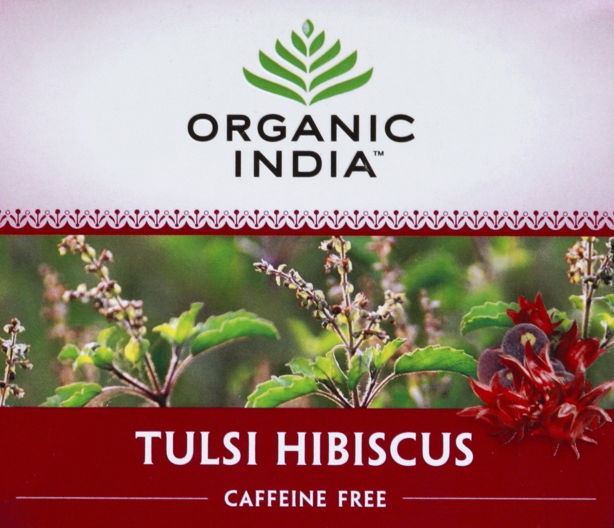 slide 8 of 13, Organic India Tulsi Hibiscus - 18 ct, 18 ct