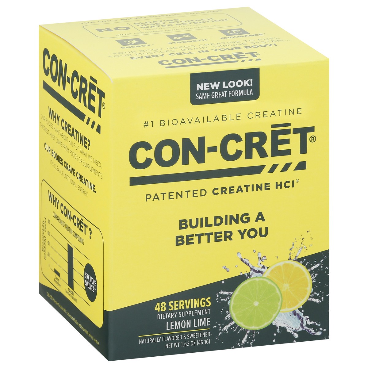 slide 2 of 9, Con-Cret Creatine HCl 48 ea, 1 ct