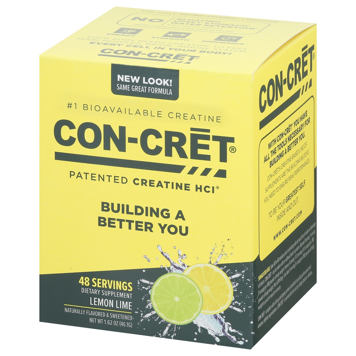 slide 5 of 9, Con-Cret Creatine HCl 48 ea, 1 ct