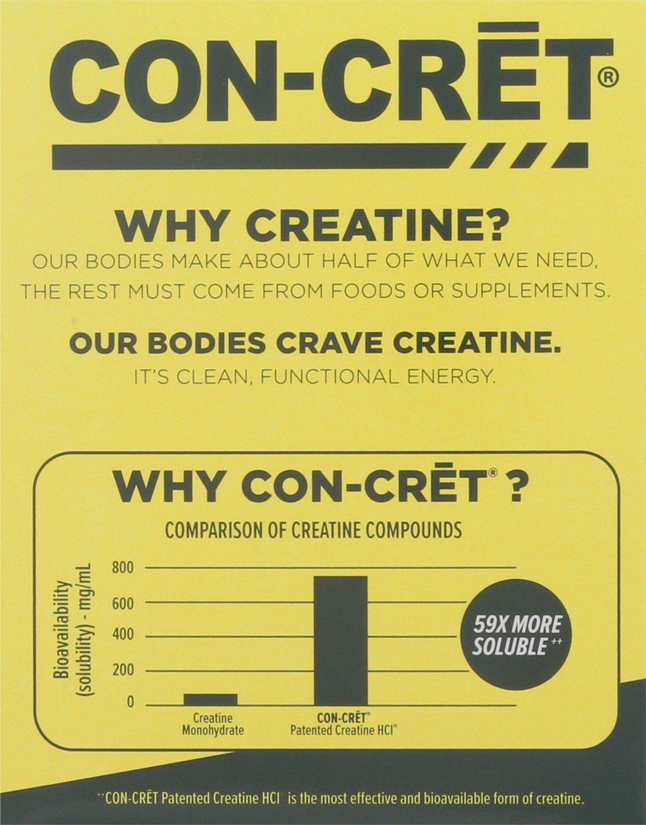 slide 7 of 9, Con-Cret Creatine HCl 48 ea, 1 ct