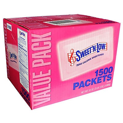 slide 1 of 1, Sweet'N Low Value Pack Sweetener Packets, 1500 ct