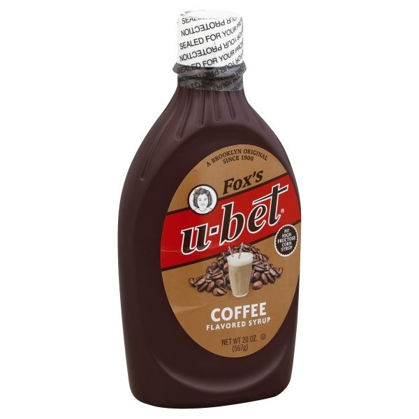 slide 1 of 1, Fox's U-Bet Coffee Syrup, 20 oz