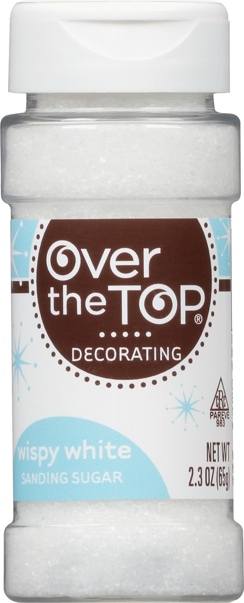 slide 10 of 14, Over The Top Decorating Wispy White Sanding Sugar 2.3 oz, 2.3 oz