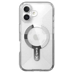 Speck Gemshell Grip MagSafe Apple 2025 iPhone 6.3 Case - Clear