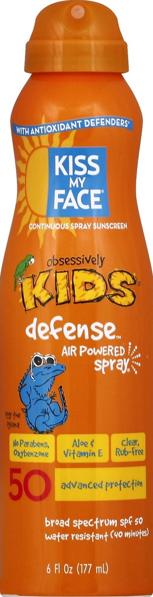 slide 2 of 2, Kiss My Face Cool Sport Air Powered Spray Spf 50, 6 fl oz