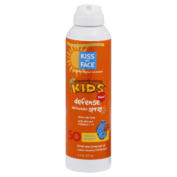 slide 1 of 2, Kiss My Face Cool Sport Air Powered Spray Spf 50, 6 fl oz