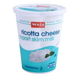 Weis Quality Part Skim Milk Ricotta Cheese