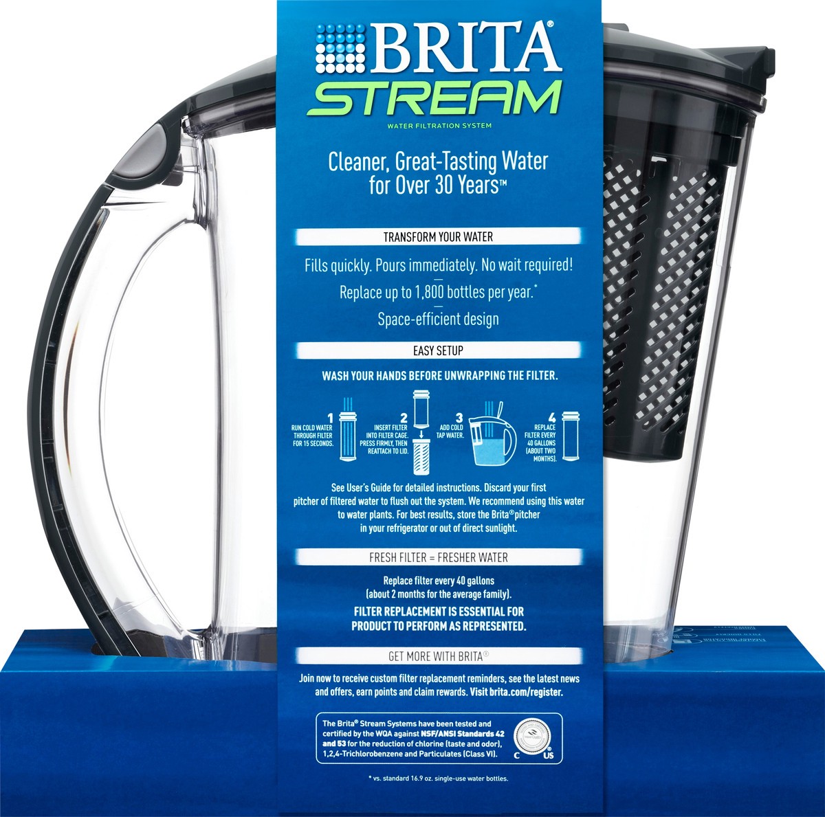 slide 7 of 11, Brita 40 Gallon Stream Water Filtration System 2 1 ea, 1 ct