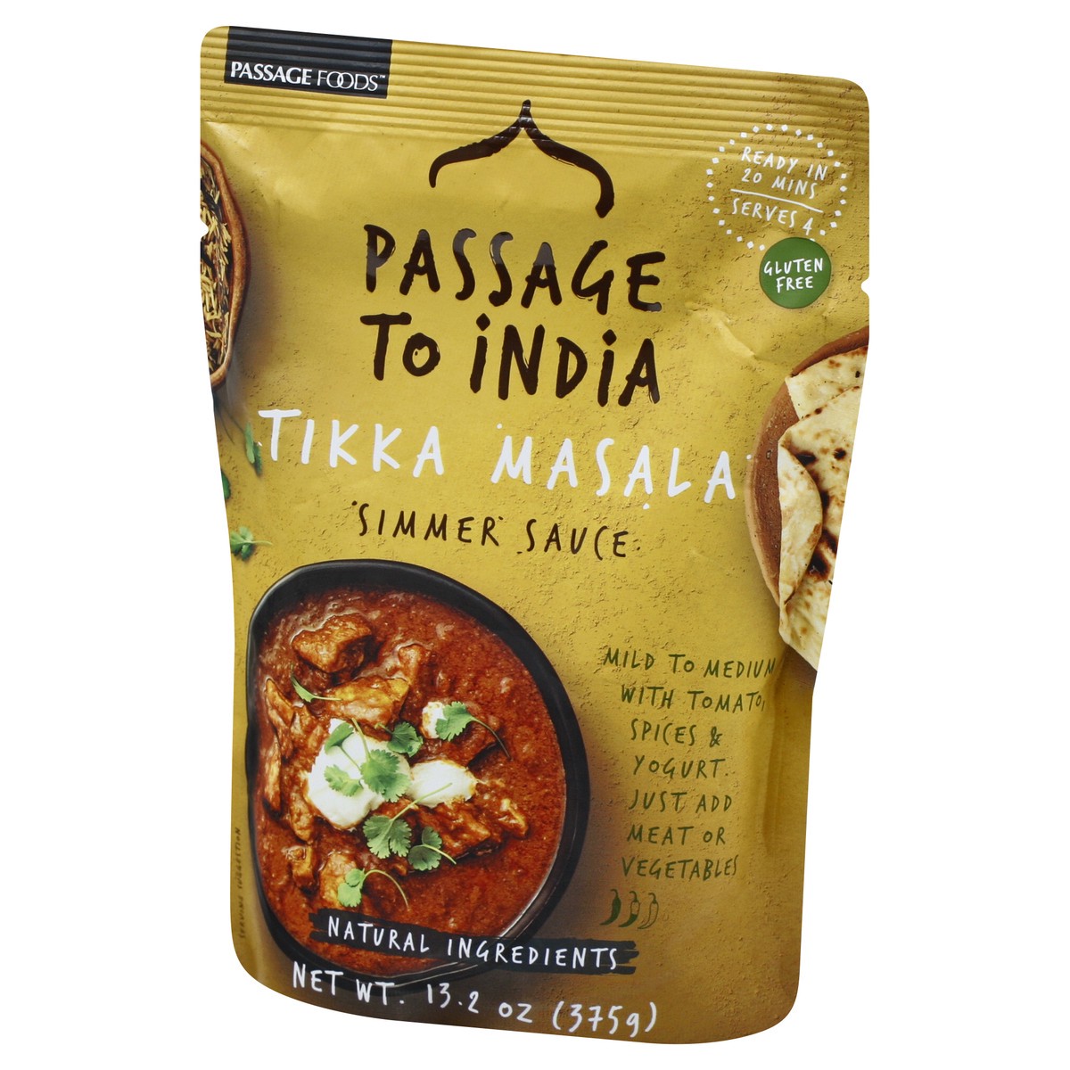 slide 5 of 9, Passage to India Tikka Masala Simmer Sauce - 13.2 oz, 13.2 oz